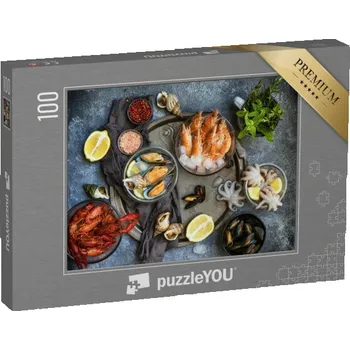 Puzzle puzzle 100 dílků „Mořské plody“