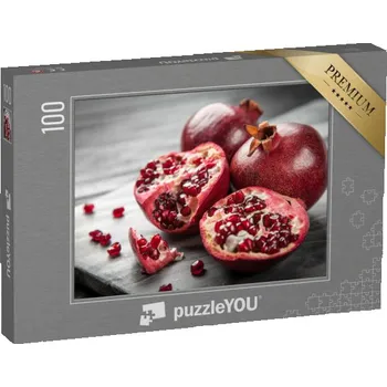 Puzzle puzzle 100 dílků „Šťáva z červeného granátového jablka“