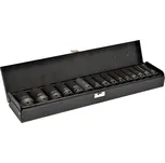 Nástavce 1/2" rázové šestihranné sada 15ks 10-32mm CrMo Yato YT-1055
