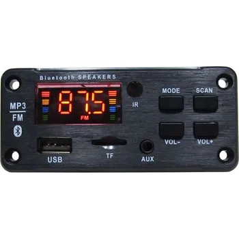 Bluetooth vysílač FM rádio, přehrávač MP3 s bluetooth 5.0, dálkové ovládání,napáj. 5-14V