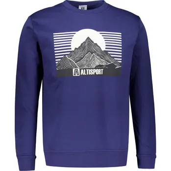 Pánská mikina Pánská mikina ALTISPORT ALM188406 PŮLNOČNÍ MODRÁ XL