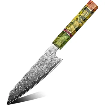 Kuchyňský nůž Damaškový kuchyňský nůž YO 37565 Petty/Multibarevná