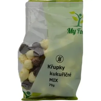 Čokoláda Křupky kukuřičné kulaté mix jogurt - čokoláda 70g
