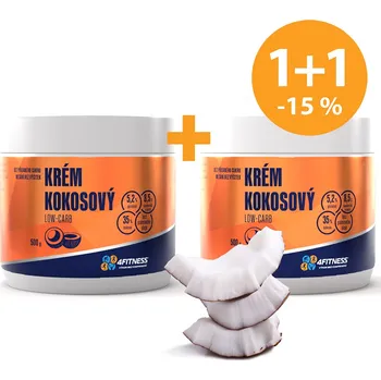 Speciální výživa 1+1 Kokosový krém low-carb | s kousky kokosu | 1 kg