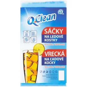 Q-Clean Sáčky na ledové kostky 10 x 24 ks