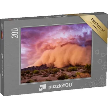 Puzzle puzzle 200 dílků „Prachová bouře Haboob v arizonské poušti“