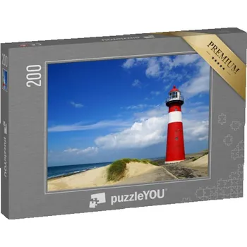 Puzzle puzzle 200 dílků „Krásný maják v dunové krajině“