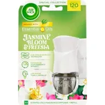 Air Wick Essential Oils Elektrický osvěžovač vzduchu strojek a náplň Jasmínové květy a frézie 19 ml