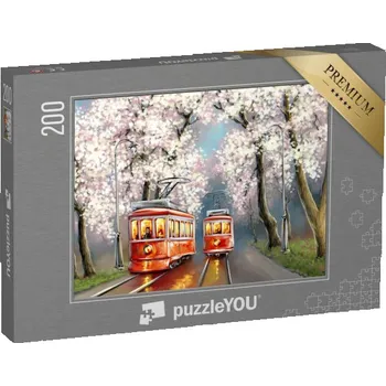 Puzzle puzzle 200 dílků „Jarní malování“