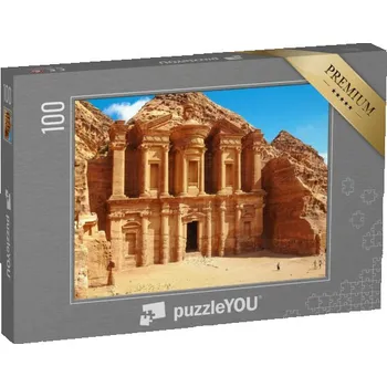 Puzzle puzzle 100 dílků „Starověký chrám v Petře, Jordánsko“