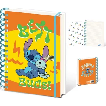 Blok Kroužkový blok Lilo a Stitch se Scrumpem A5