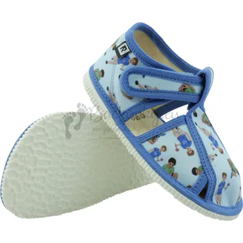 Chlapecké bačkory Dětské pantofle RAK x Bačkůrky.eu 100015 - Modrý chlapec - vel. 19