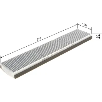Ventilátor topení a klimatizace Filtr, vzduch v interiéru BOSCH 1 987 432 318