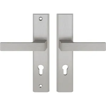 Dveřní kování TOTAL vchodová klika-klika INOX 92mm Nerez