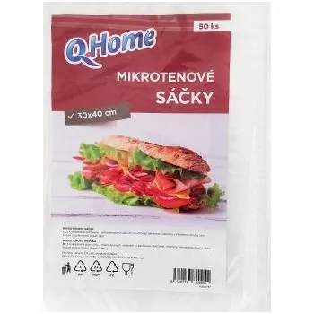 Sáček na potraviny Q-Home Svačinové sáčky 30 x 40 cm 50 ks