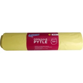 Pytle na odpadky Q-Home CN odpadové pytle 120l 25ks žluté