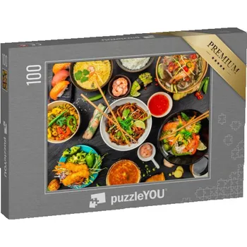 Puzzle puzzle 100 dílků „Čínská a vietnamská jídla“