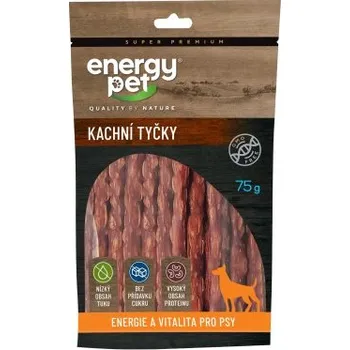 Pamlsek pro psa Energy Pet Kachní tyčky 75 g