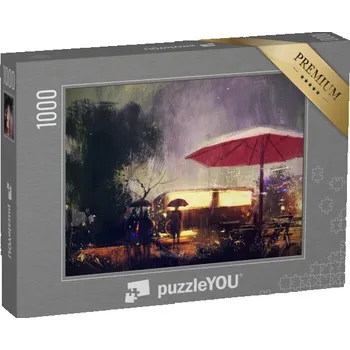 Puzzle puzzle „Park za deštivé noci“