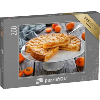 Puzzle puzzle 200 dílků „Meruňkový koláč z křehkého těsta“