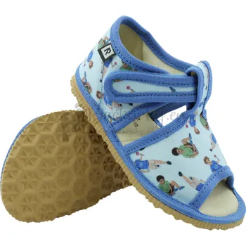Chlapecké bačkory Dětské inovativní pantofle RAK x Bačkůrky.eu 100014-4 - Modrý chlapec - vel. 26