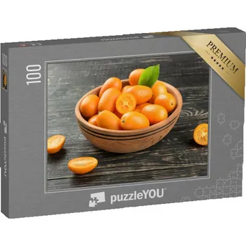 Puzzle puzzle 100 dílků „Mísa čerstvého ovoce, kumquat“
