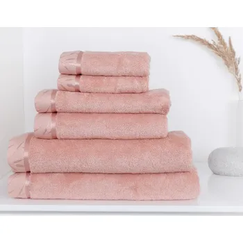 Povlečení Matějovský Luna korálová Korálová Bambus/Bavlna 50/100