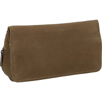 Čistič dýmky KRCZ Pouzdro na 2 dýmky Leather, hnědé
