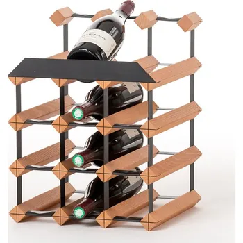 Stojan na víno RAXI Classix 5012TH 12 lahví buk