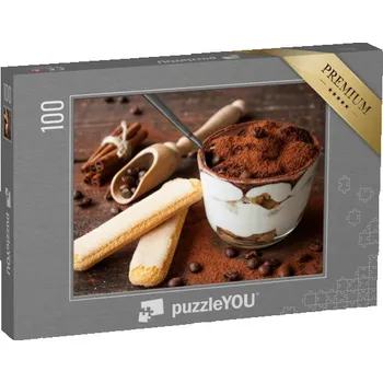Puzzle puzzle 100 dílků „Čerstvé domácí tiramisu“
