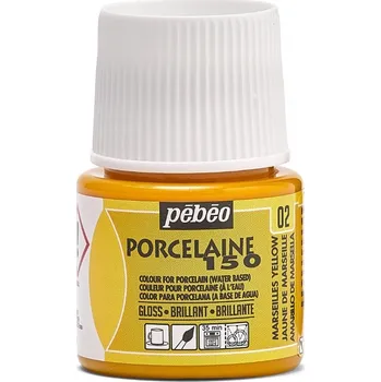 Výtvarná barva Barva na porcelán Pébéo Porcelaine 150 45 ml - 02 Marseilles Yellow
