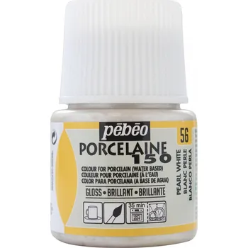 Speciální výtvarná barva Barva na porcelán Pébéo Porcelaine 150 45 ml - 56 Pearl White