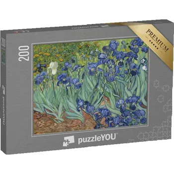 Puzzle puzzle 200 dílků „Kosatce, Vincent van Gogh, 1889“