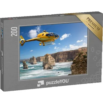 Puzzle puzzle 200 dílků „Vrtulník nad 12 apoštoly, Austrálie“