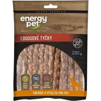 Pamlsek pro psa Energy Pet Lososové tyčky 230 g