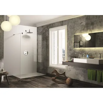 Hüppe Solva bezrám Walk-in zástěna na míru