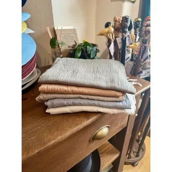 Šála Šála letní pánská bavlněná Basic - BÍLÁ