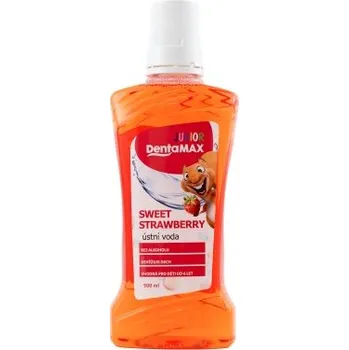 Ústní voda DentaMAX Ústní voda bez alkoholu JUNIOR Strawberry 500 ml
