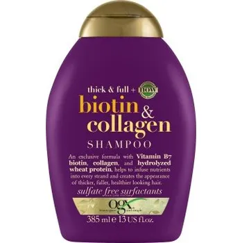 Šampon OGX Šampon Biotin-Kolagen Pro Husté A Plné Vlasy 385ml