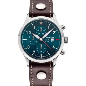 Hodinky Junkers Cockpit W33 Chronograph 914.03.12 + 5 let záruka a dárek ZDARMA