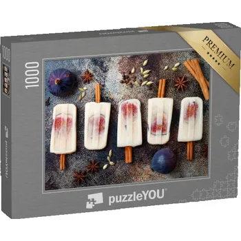 Puzzle puzzle „Masala chai latte nanuky s fíky a skořicovými tyčinkami“