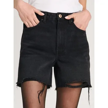 Sinsay - Džínové bermudy - černá - 712DB-99J - 712DB-99J-36