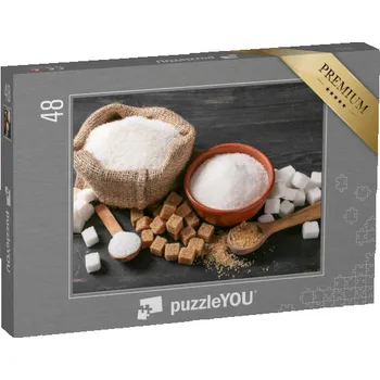 Puzzle puzzle 48 dílků „Výběr cukru“