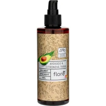 Sprchový gel Floré Bylinný sprchový gel avokádo & citronová tráva 200 ml