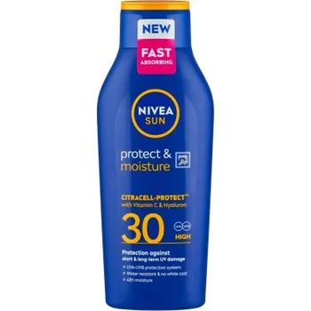 Přípravek na opalování Nivea Sun Protect & Moisture Hydratační mléko na opalování OF 30 400 ml