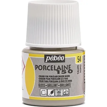 Speciální výtvarná barva Barva na porcelán Pébéo Porcelaine 150 45 ml - 54 Taupe