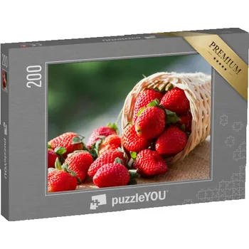 Puzzle puzzle 200 dílků „Přírodní jahody“