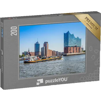 Puzzle puzzle 200 dílků „Elfi, Elbphilharmonie v Hamburku, Německo“