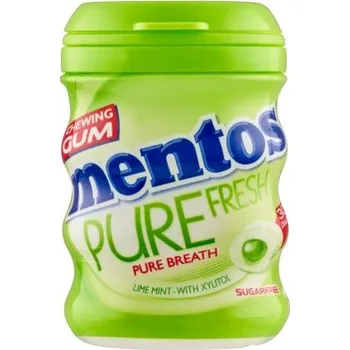 Žvýkačka Mentos Pure Fresh Lime Mint žvýkačka 30 ks 60g