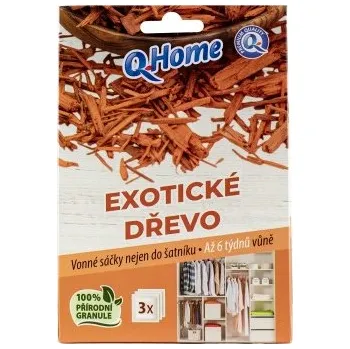 Vonný olej Q-Home vonné sáčky Exotické dřevo 3 ks